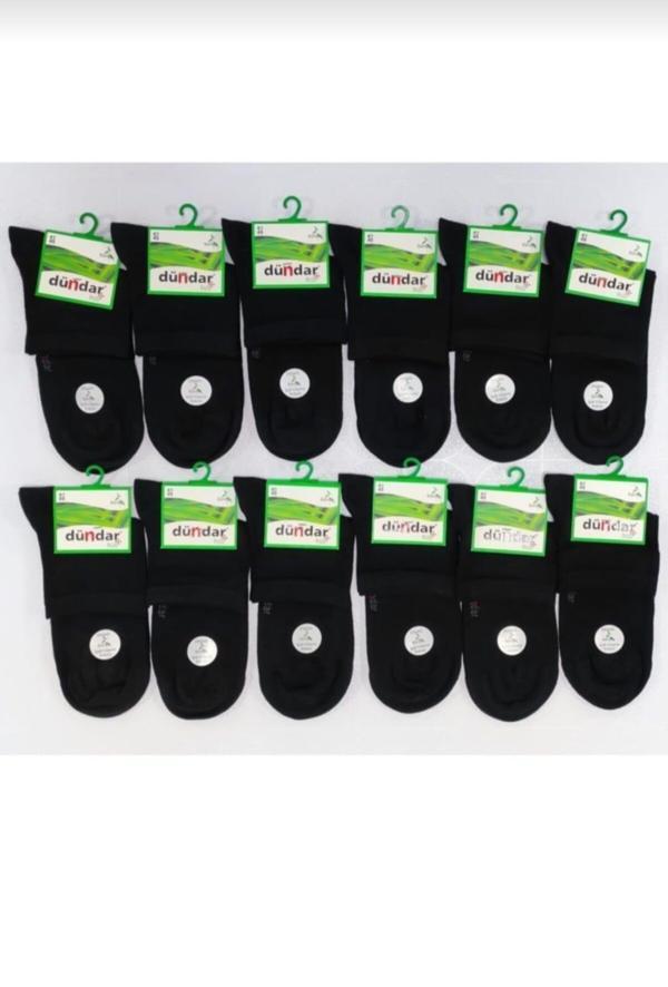 DÜNDAR PLUS 4131 ERKEK BAMBU KISA KONÇ ÇORAP 12 ADET - Image 1