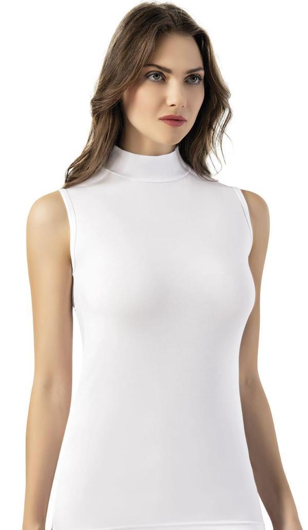 KOTA 6465 BAYAN RAPORLU RİBANA KOLSUZ BOĞAZLI BODY TEKLİ - Image 1