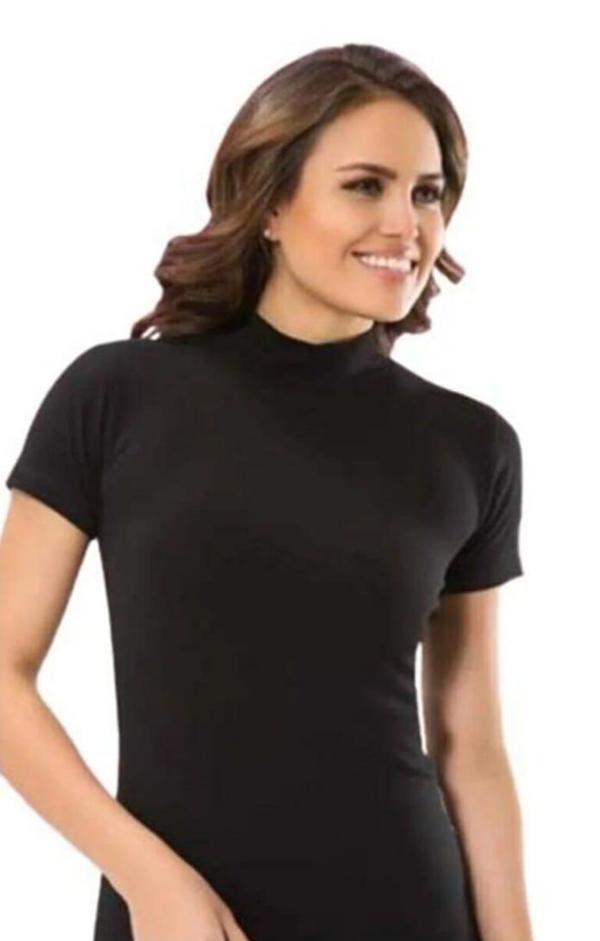 KOTA 6228 BAYAN KISA KOLLU YARIM BOĞAZLI ATLET 10 ADET - Image 1