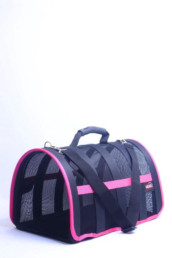 Migno Astra Fileli Model Kedi Köpek Taşıma Çantaları - Pembe - Image 1