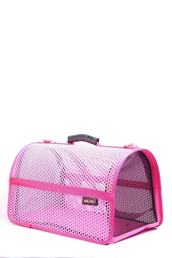 Migno Flybag Voyager Fileli Model Kedi Köpek Taşıma Çantaları - Pembe - Image 1