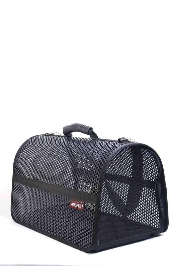 Migno Flybag Voyager Fileli Model Kedi Köpek Taşıma Çantaları - Siyah - Image 1