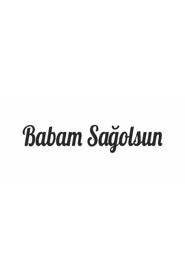 Hediyenebak Babam Sağolsun Araç, Araba, Oto, Motorsiklet, Kask, Laptop, Cam Sticker 25X5 Cm - Image 1