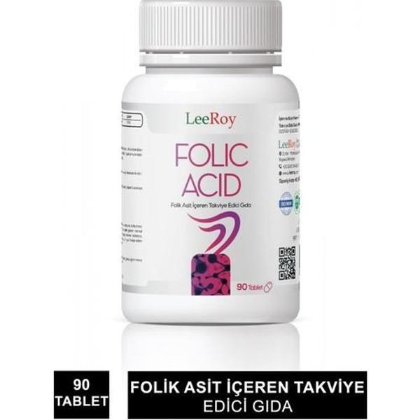 Leeroy Folic Acid 90 Tablet - Image 1