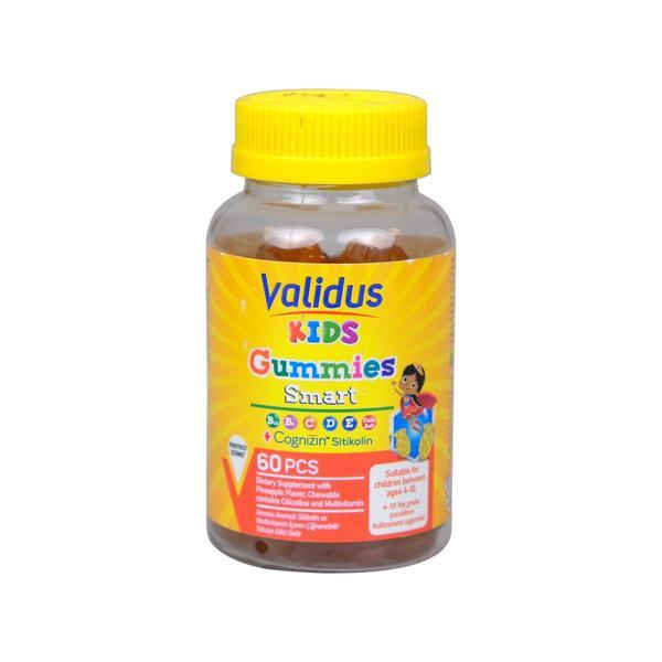 Valıdus Kıds Smart Cognızın Cıtıcolıne 60 Gummıes (Bovıne Gelatın) - Image 1