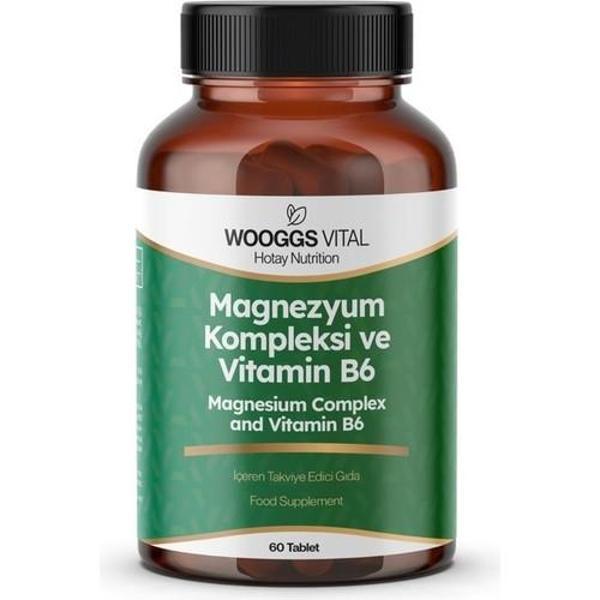 Wooggs Vıtal Magnezyum Kompleksı Ve Vıtamın B6 Iteg 60 Tablet - Image 1