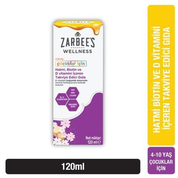 Zarbee'S Wellness Hatmı Bıotın D Vıtamını 120 M - Image 1