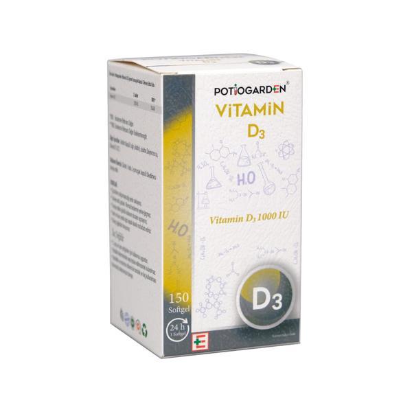Potıogarden D3 1.000 150 Softgels - Image 1