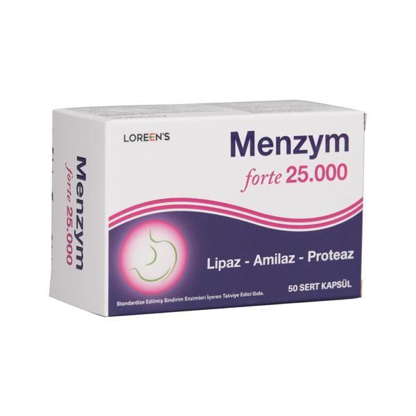 Menzym Forte 25.000 50 Sert Kapsul - Image 1