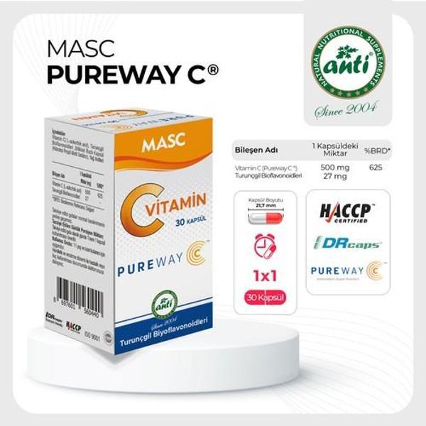 Masc Pureway - C Vıtamını 30 Kapsul - Image 1