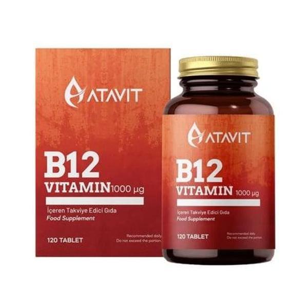 Atavıt B12 Vıtamın 1000 µg 120 Tablet - Image 1