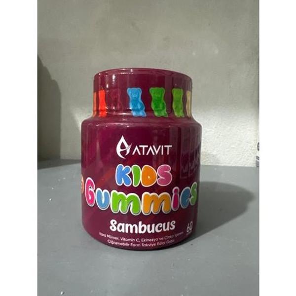 Atavıt Kıds Sambucus (Kara Mürver ) Gummıes 60 Adet - Image 1