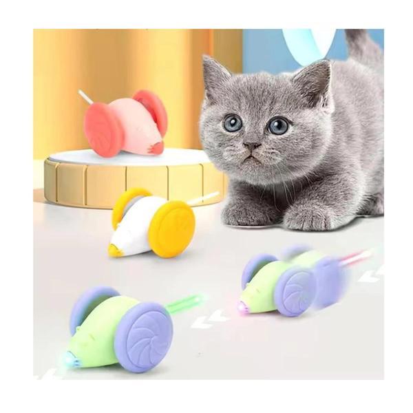 Zampa Fare Şeklinde Şarjlı Hareketli Kedi Oyuncağı 9cm - Image 1