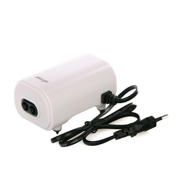 Jingye Çift Çıkışlı Sessiz Akvaryum Hava Motoru Beyaz 3W, 2×3.4L/Min - Image 1