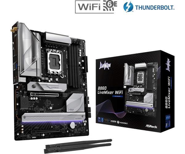 Asrock B860 Live Mixer WiFi LGA1851 DDR5 8666MHz+(OC) ATX Gaming (Oyuncu) Anakart - Image 1