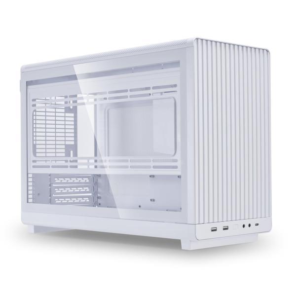 Lian Li Dan Case A3 Beyaz Ahşap Cam M-ATX Mini-Tower Kasa (G99.A3W-WDG.00) - Image 1