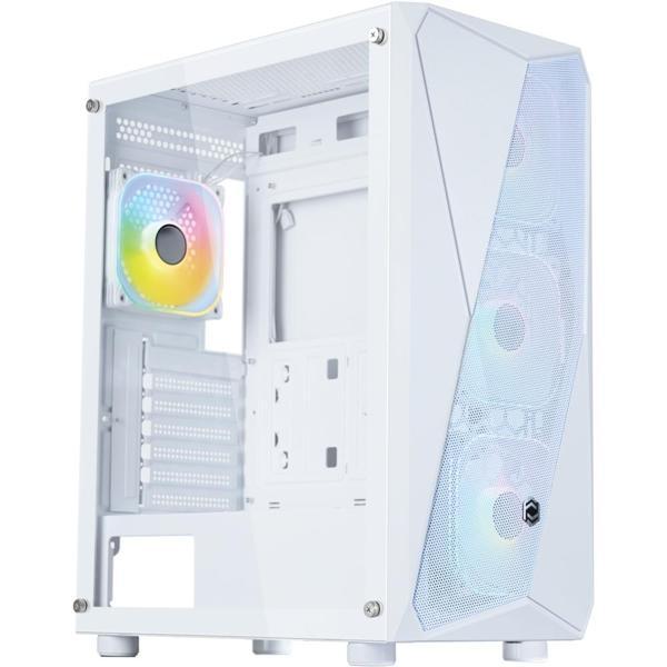 Frisby FX-105 600W 80+ 4xARGB FAN Mid Tower Beyaz Gaming (Oyuncu) Kasa - Image 1