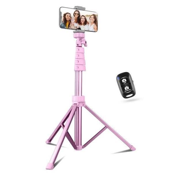 Sensyne Phone Tripod/Selfie Çubuğu Pembe - Image 1