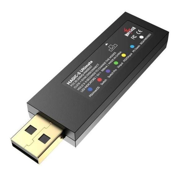 MAYFLASH Magic-S PS4 için Ultimate Kablosuz Bluetooth USB Adaptörü MAGIC-S Ultimate - Image 1