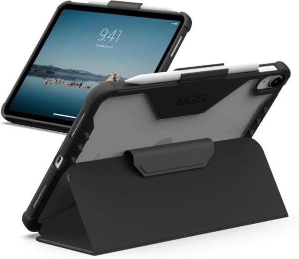 UAG iPad 10.9” 10. Nesil 2022 Ayarlanabilir Standlı Kılıf Plyo LT - Ice/Black - Image 1