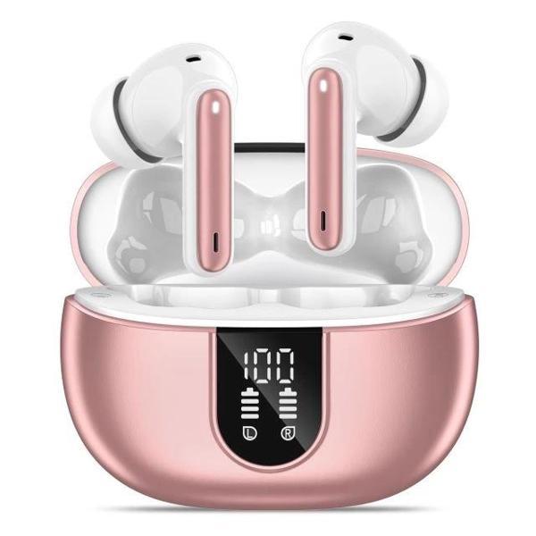 Wireless Earbuds Bluetooth 5.3 Kulaklık Rose Gold - Image 1