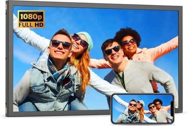 Fullja 21,5 inç Dijital Resim Çerçevesi - Large 32 GB - Image 1