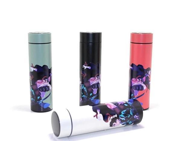 Anime Baskılı Digital Göstergeli Termos 500 Ml Alk381 - Image 1
