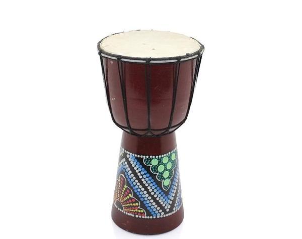 Batikli Ahşap Darbuka 25 Cm 3dıarta-31 - Image 1