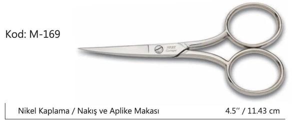 Europe Az Kalın Nakış Makası Süper Kalite No:4,5 11,43 Cm - Image 1