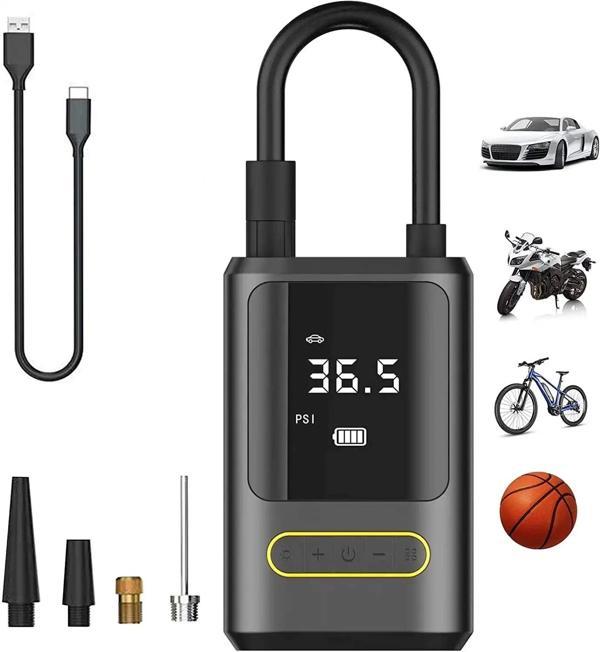 Ka-760 Kablosuz Oto Araç Mini 4000mah 150 Psı Işıklı Oto Hava Kompresörü - Image 1