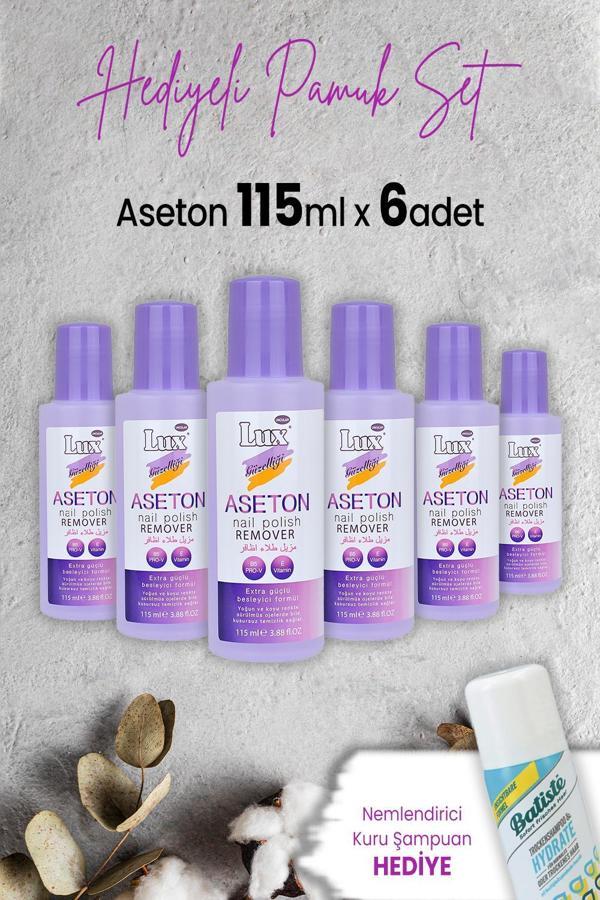 Lux Aseton 115 ml x 6 Adet ve Hediyeli - Image 1