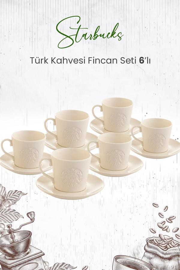 Starbucks® Türk Kahvesi Fincan Seti 6'lı - Image 1