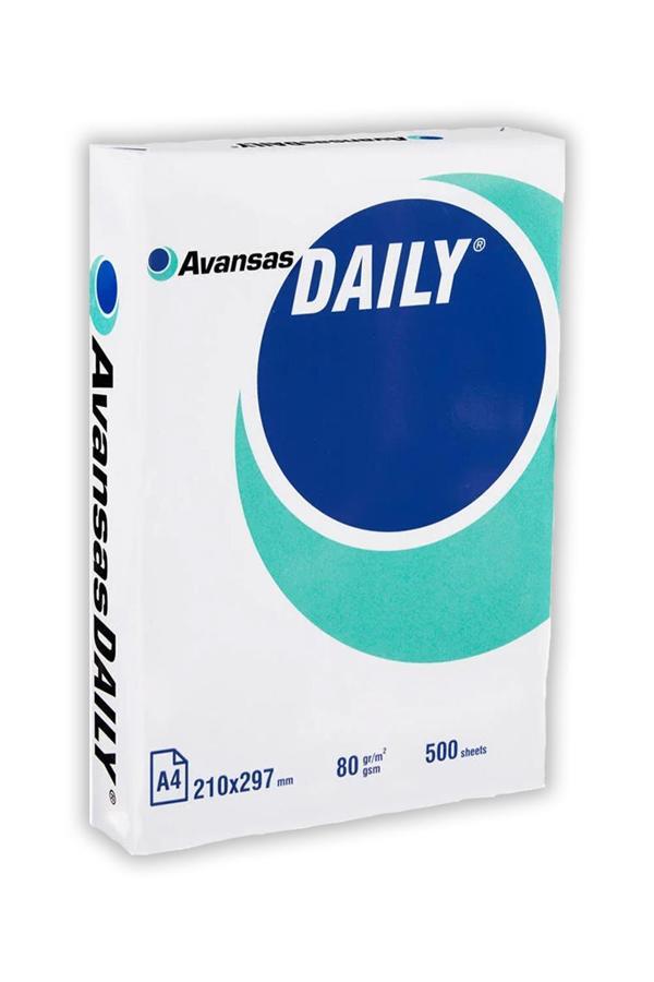 Düvenci Toptan Avansas Daily A4 Fotokopi Kağıdı 80 g. 500 Sayfa - Image 1