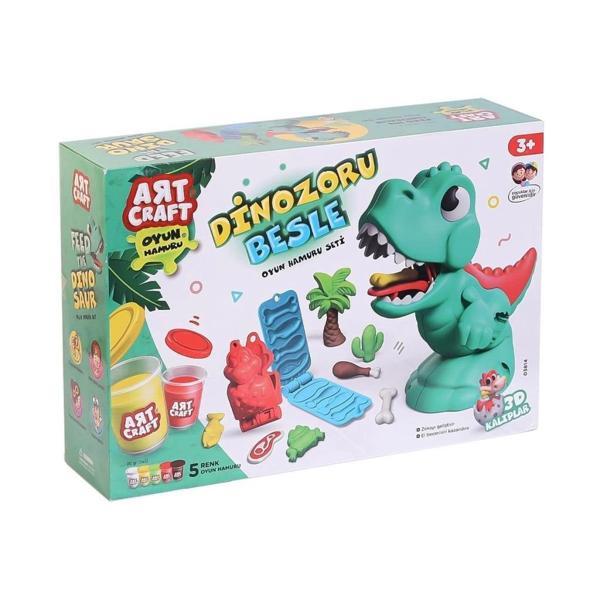 Çocuk 03814 Dinozoru Besle Oyun Hamur Seti 280 Gr - Image 1