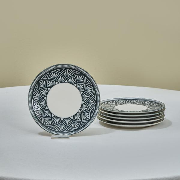 Karaca Lenny 6 Parça Porselen Pasta Seti - Image 1