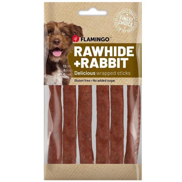 Flamingo Rhide Tavşanlı Çubuk Köpek Ödül Maması 12 Cm 70 Gr - Image 1