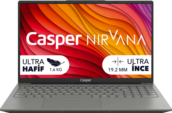 Casper Nirvana X650 Series 2 Core 5-210H 32GB DDR5 250GB SSD W11H 15.6" Laptop X650.210H-DU00P-G-F - Image 1