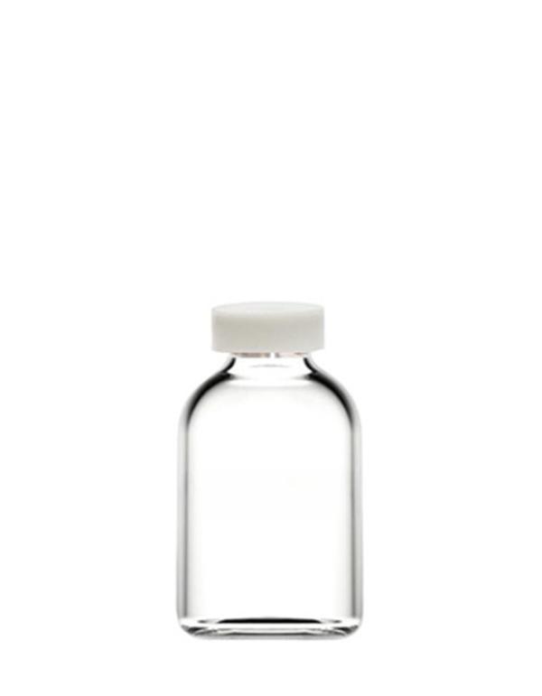 50ml penisilin şişe geçme kapaklı, 12 adet, propolis kapaklı şişe, şeffaf şişe, propolis şişesi, arı sütü şişesi - Image 1