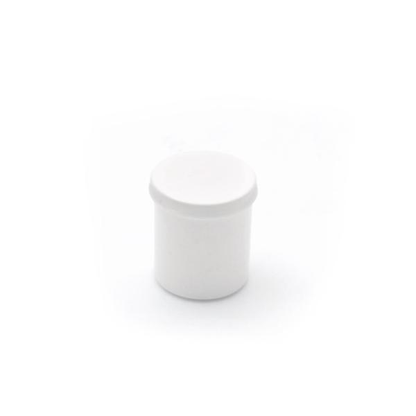 50ml beyaz pomat krem kutusu, 24 adet, krem kavanozu, plastik kavanoz, pomat kavanozu, merhem kavanozu  - Image 1
