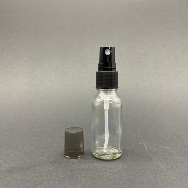 20ml Şeffaf Cam Şişe, spreyli Şişe, 24 Adet, Ecza şişesi, Boş Cam şişe - Image 1