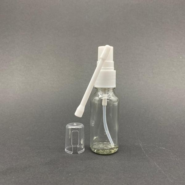 20ml şeffaf Cam Şişe, Ağız spreyli Şişe, 24 Adet, Oral Sprey, Ecza şişesi, Boş Cam şişe - Image 1