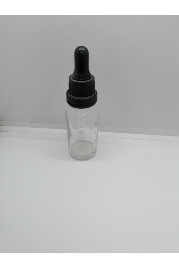 10 Ml Şeffaf Cam Şişe Damlalıklı 24 Adet - Image 1