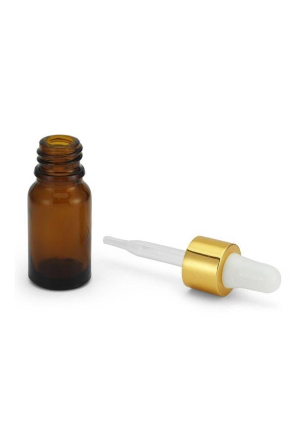 20ml - Amber Damlalıklı Kahverengi Cam Şişe - (10 ADET) - Image 1