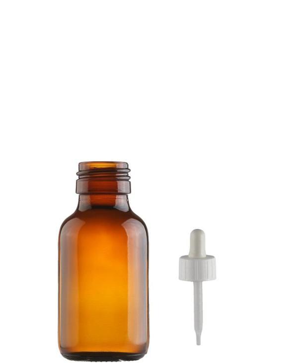 50ml kahverengi cam ecza şişesi plastik damlalıklı çubuklu, 24 adet, ecza şişesi, cam şişe, amber şişe,kozmetik şişe - Image 1