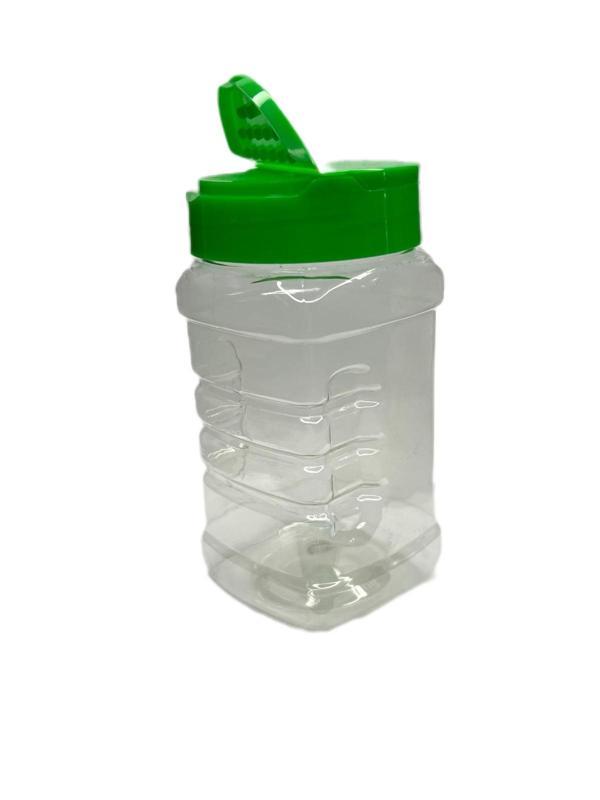 350ml pet açmalı kapak tutmalı kavanoz, 24 adet, tutmalı kavanoz, baharat kavanozu, gıda kavanozu - Image 1