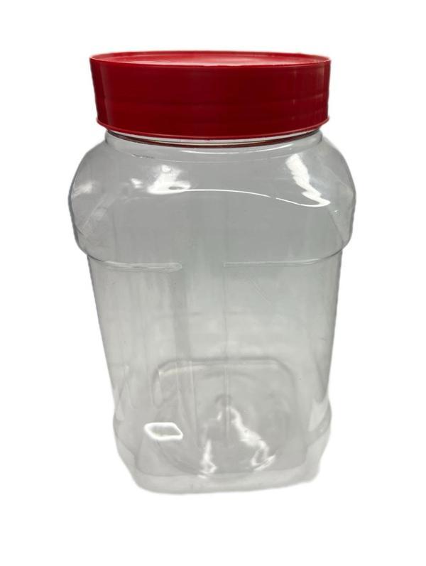 1400ml pet şeffaf gıda kavanozu, 24 adet, pet kavanoz, gıda kavanozu, baharat kavanozu, şeffaf kavanoz - Image 1