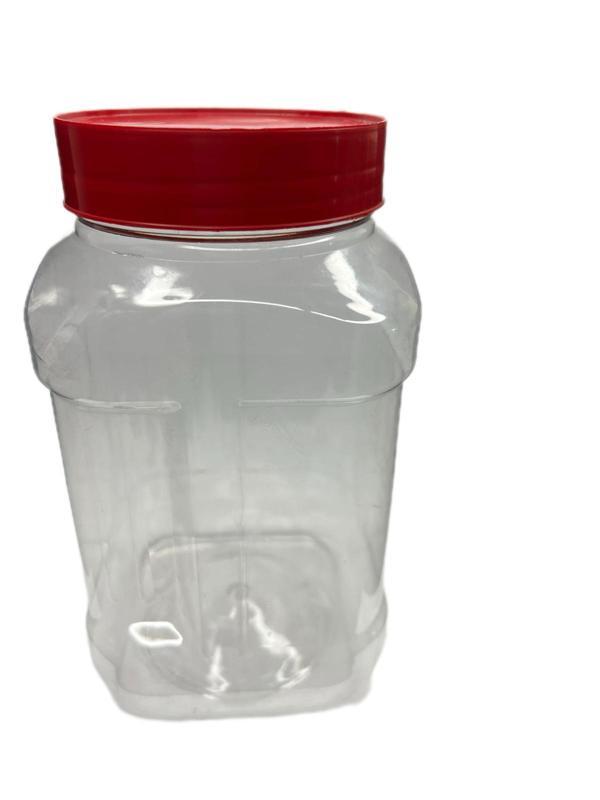 1000ml pet şeffaf gıda kavanozu, 12 adet, pet kavanoz, gıda kavanozu, baharat kavanozu, şeffaf kavanoz - Image 1