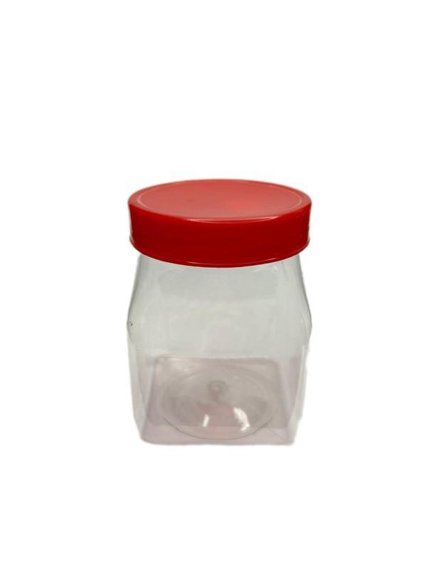 350ml pet şeffaf gıda kavanozu, 24 adet, pet kavanoz, gıda kavanozu, baharat kavanozu, şeffaf kavanoz - Image 1