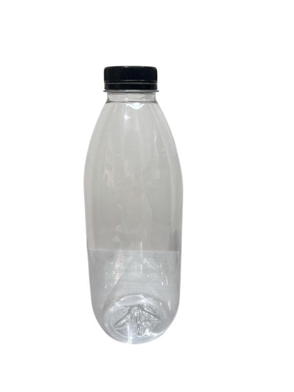 1lt şeffaf plastik süt şişesi, 24 adet, süt şişesi, ayran şişesi, meşrubat şişesi plastik şişe, - Image 1