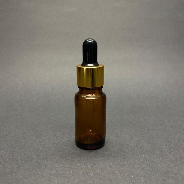 10ml kahverengi cam damlalıklı 24 adet, Gold Kapak Siyah Emzik, Ecza şişesi, Damlalıklı şişe, propolis şişesi, damlatmal - Image 1